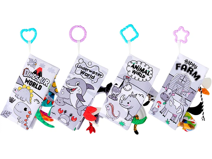 Libro Sensoriales de Tela Para bebe 1