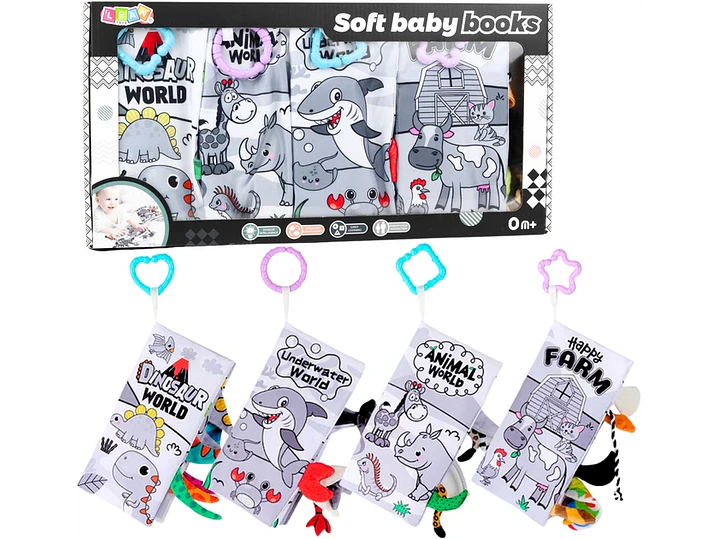 Libro Sensoriales de Tela Para bebe 4