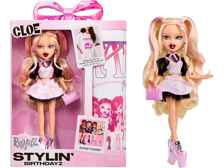 Bratz Stylin' Birthdayz Cloe Fashion Doll  5
