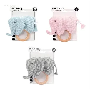 Sonajero Tejido Elefante 