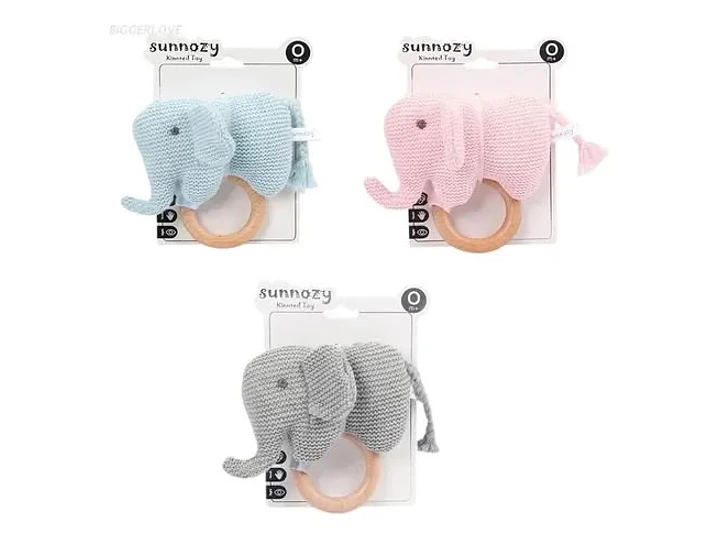 Sonajero Tejido Elefante  1