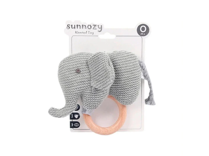 Sonajero Tejido Elefante  4