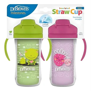 Vaso Pitillo Dr Browns 10oz