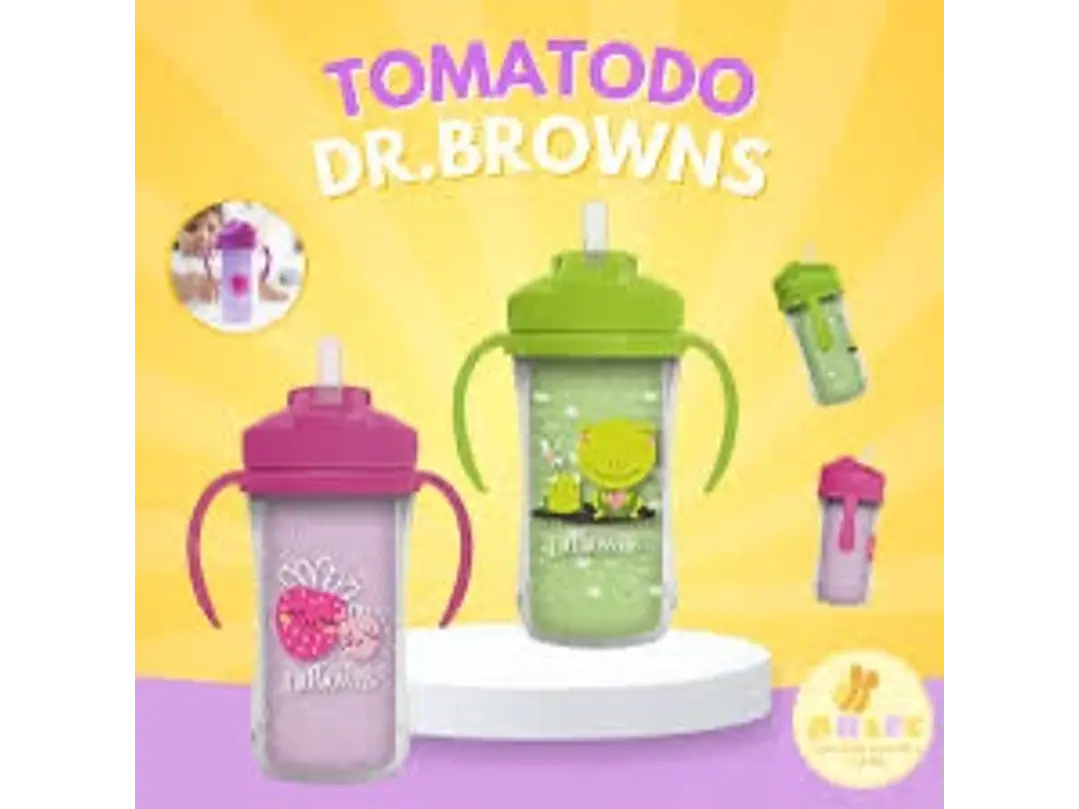 Vaso Pitillo Dr Browns 10oz 3