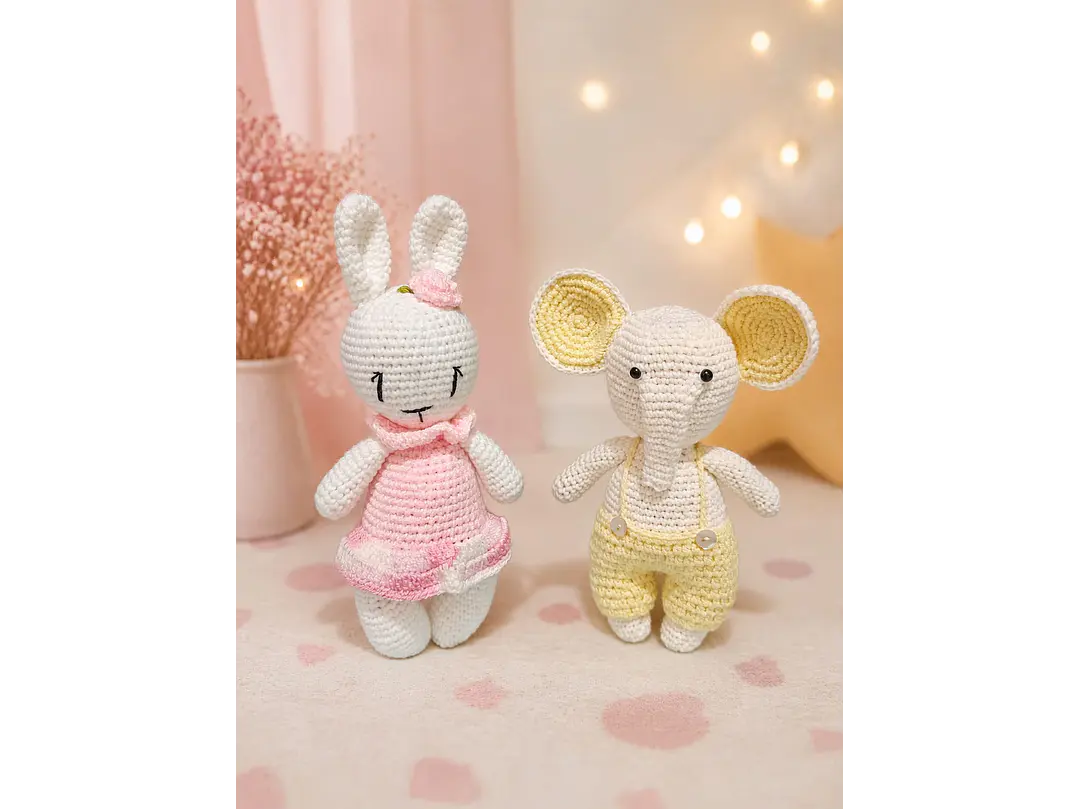 Amigurumi Coneja Rosa  1