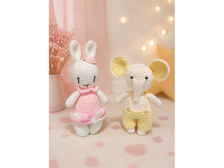 Amigurumi Coneja Rosa  1