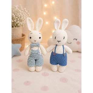 Amigurumi Conejo Celeste