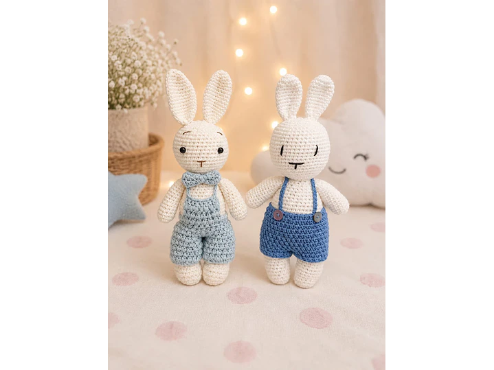 Amigurumi Conejo Celeste 1