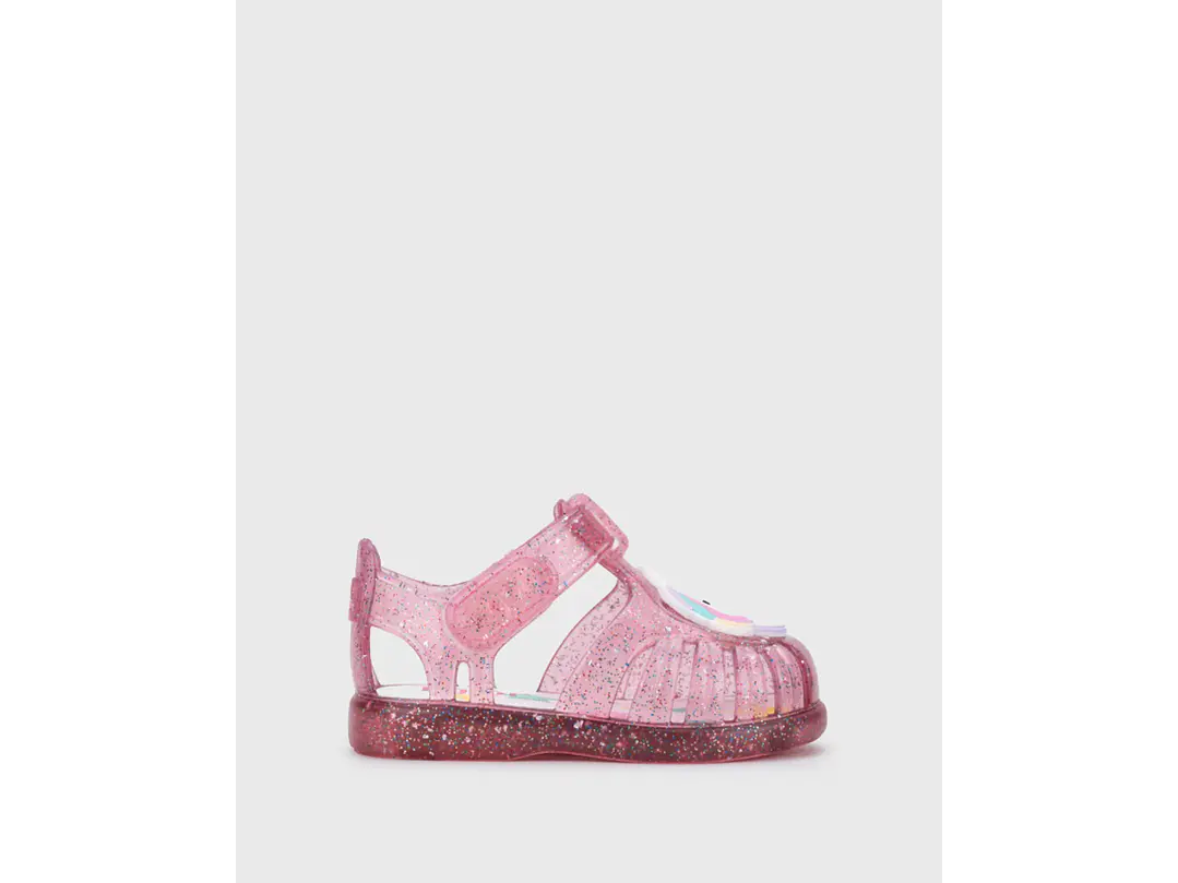 Sandalia S10341 fucsia Multi Gliter 4