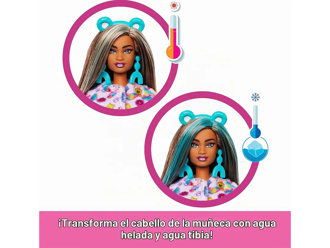  Barbie Cutie Reveal Care Bears - Muñeca y accesorios, 4