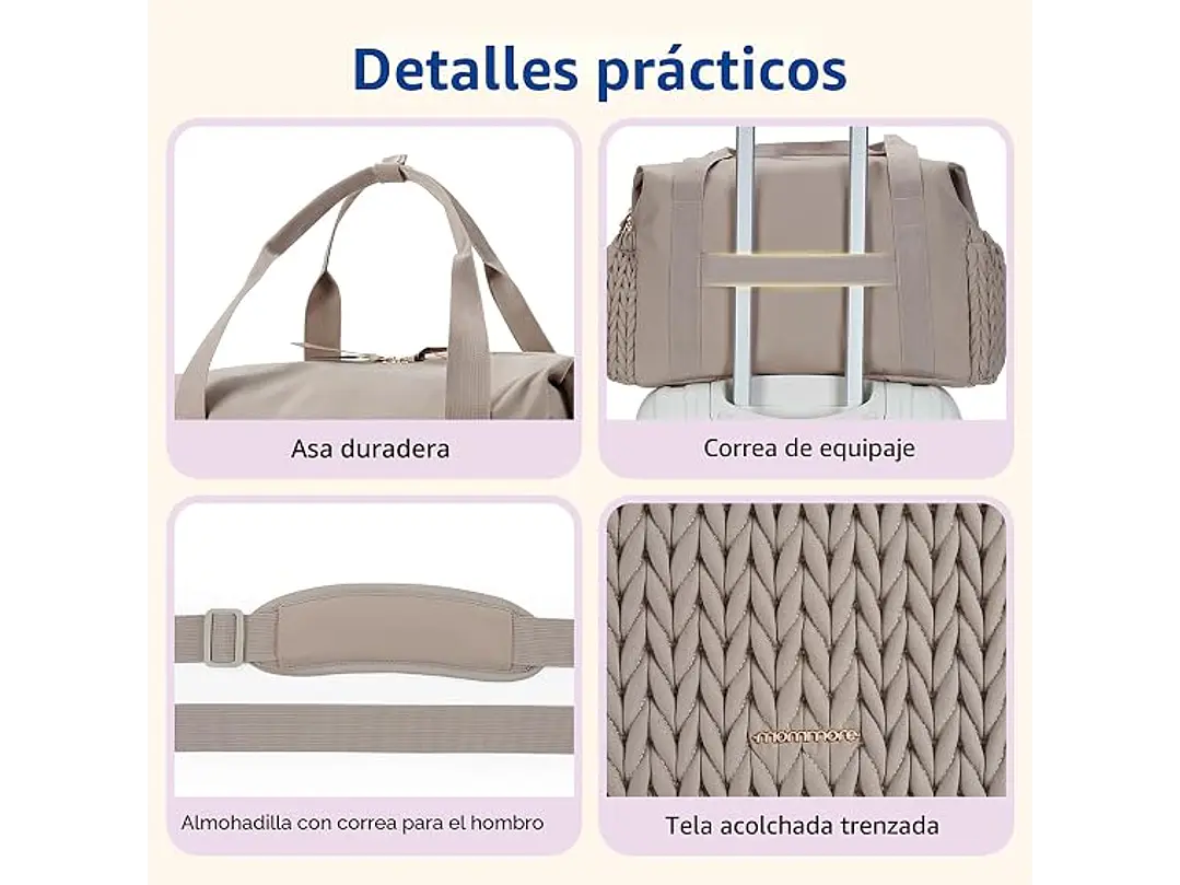 Bolso Pañalera Grapeada 2