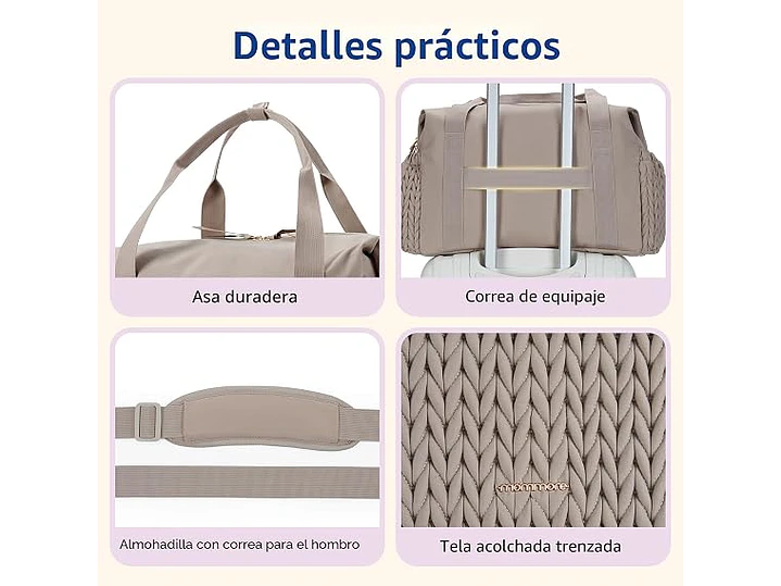 Bolso Pañalera Grapeada 2