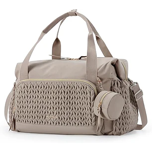 Bolso Pañalera Grapeada