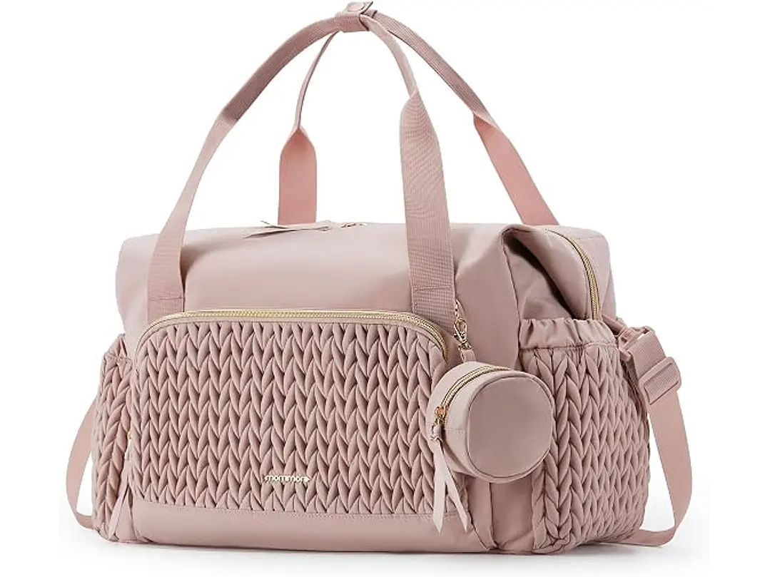 Bolso Pañalera Rosa Palo  1