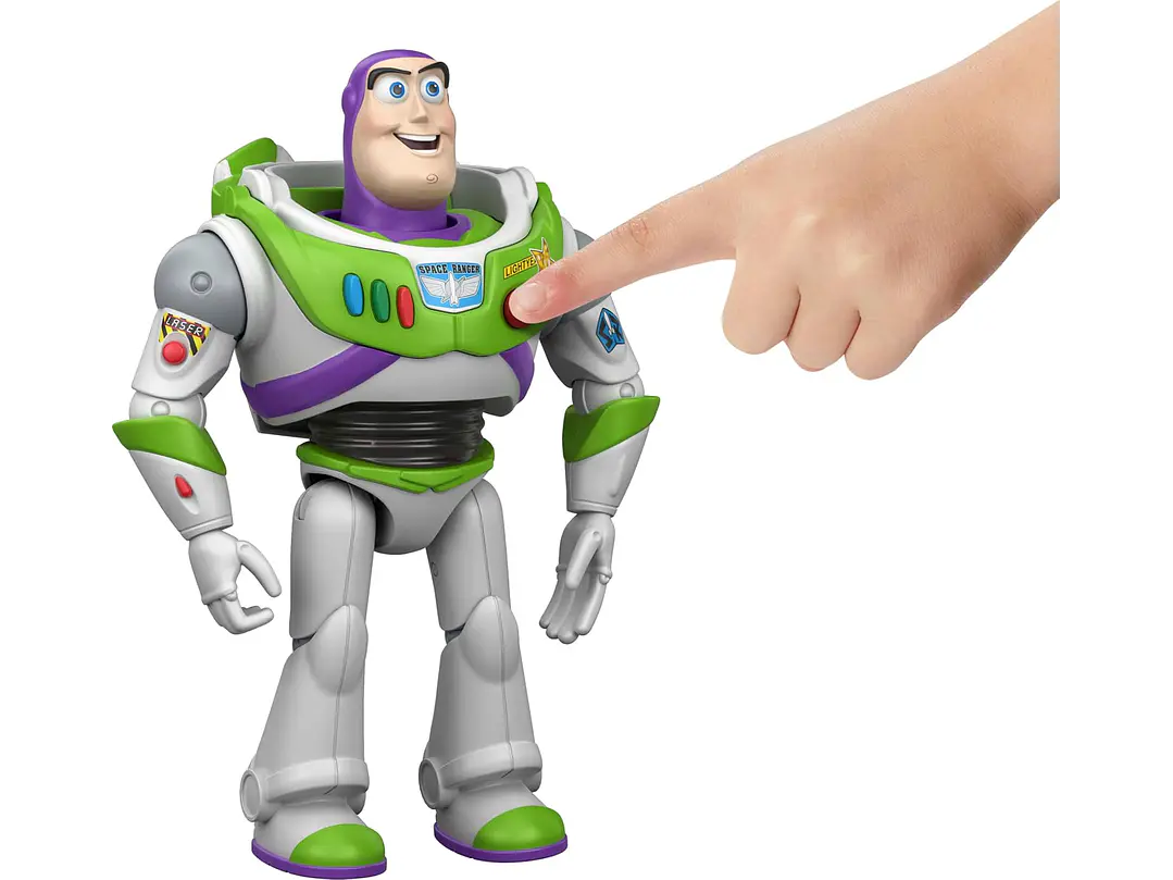  Mattel Disney y Pixar Toy Story 5 Interactables Buzz Lightyear | Figura parlante de escala de juegos de 7 2