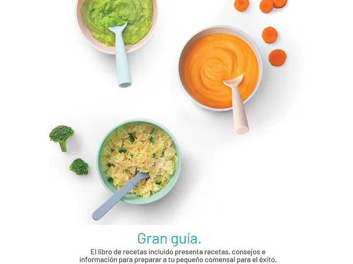 NutriBullet NBY-50100 Sistema completo de fabricación de alimentos para bebés, 32 onzas, blanco, azul, transparente 2