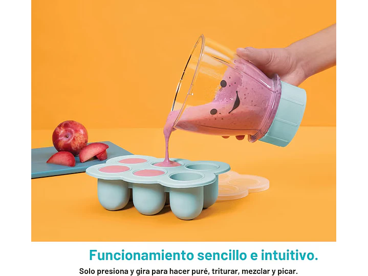 NutriBullet NBY-50100 Sistema completo de fabricación de alimentos para bebés, 32 onzas, blanco, azul, transparente 3