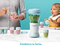 NutriBullet NBY-50100 Sistema completo de fabricación de alimentos para bebés, 32 onzas, blanco, azul, transparente - Miniatura 4