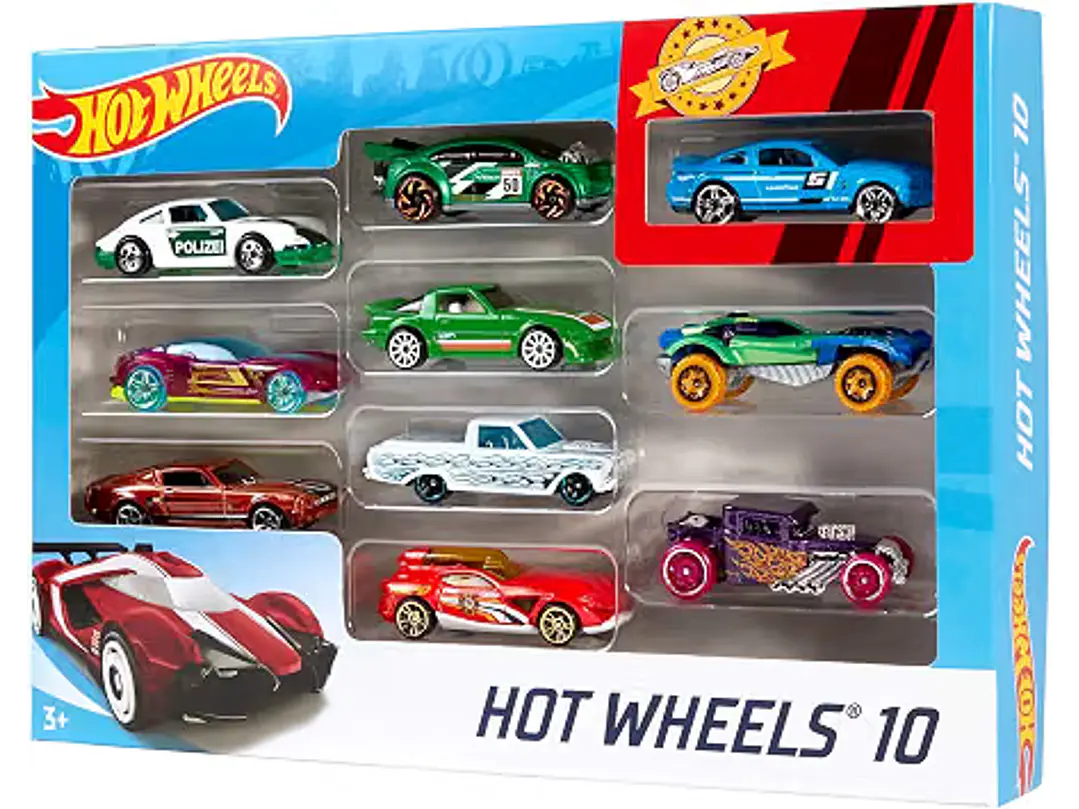 Hot Wheels Paquete de 10 (los estilos pueden variar) 2