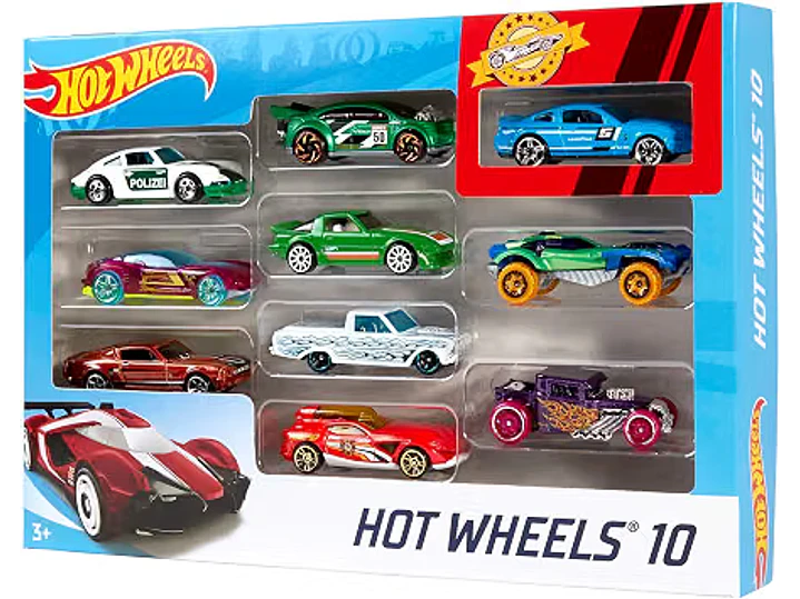 Hot Wheels Paquete de 10 (los estilos pueden variar) 2