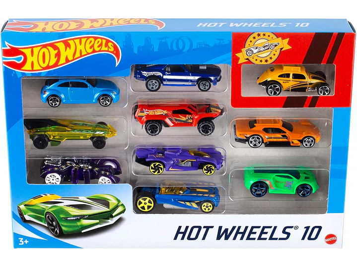 Hot Wheels Paquete de 10 (los estilos pueden variar) 4