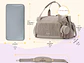 mommore - Bolso para pañales, bolsos de gran capacidad para viajes, bolso para hospital para parto, bolso para bebé con estuche para chupete - Miniatura 2
