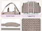mommore - Bolso para pañales, bolsos de gran capacidad para viajes, bolso para hospital para parto, bolso para bebé con estuche para chupete - Miniatura 4