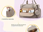 mommore - Bolso para pañales, bolsos de gran capacidad para viajes, bolso para hospital para parto, bolso para bebé con estuche para chupete - Miniatura 5