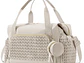 mommore - Bolso para pañales, bolsos de gran capacidad para viajes, bolso para hospital para parto, bolso para bebé con estuche para chupete - Miniatura 1