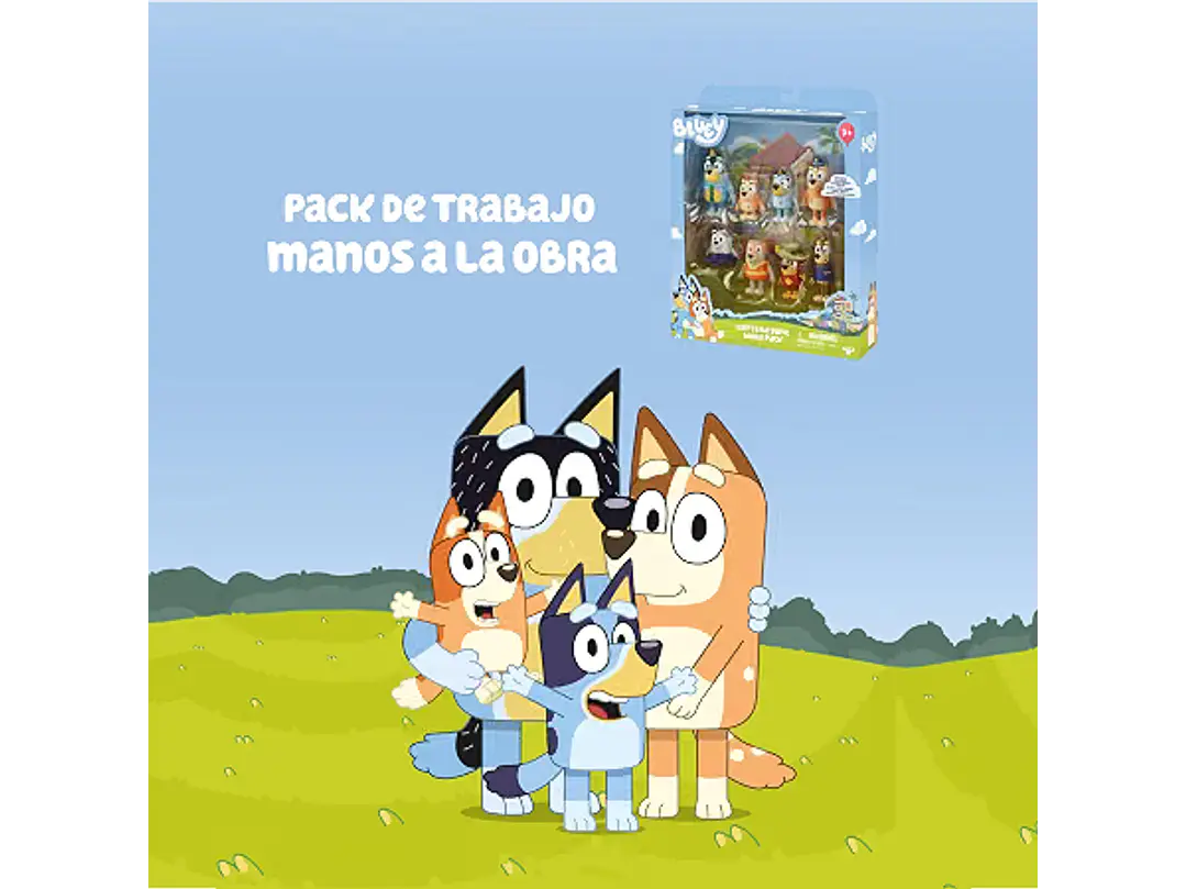 Bluey - Paquete de 8 figuras de aventura 2