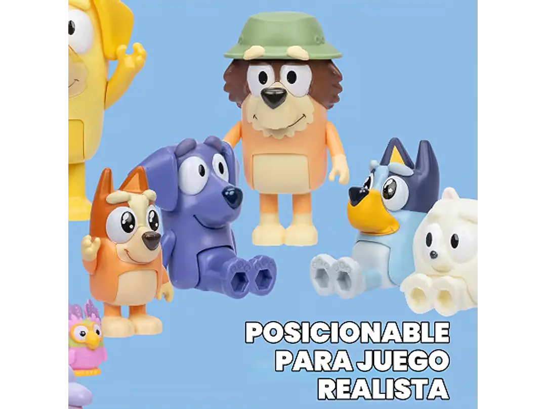 Bluey Super Fan - Juego de figuras de 12 personajes 2