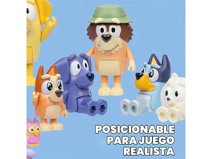 Bluey Super Fan - Juego de figuras de 12 personajes 2
