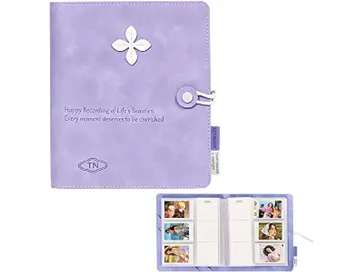 Mini álbum de 108 bolsillos compatible con película Fujifilm Instax Mini, adecuado para Instax Mini 1