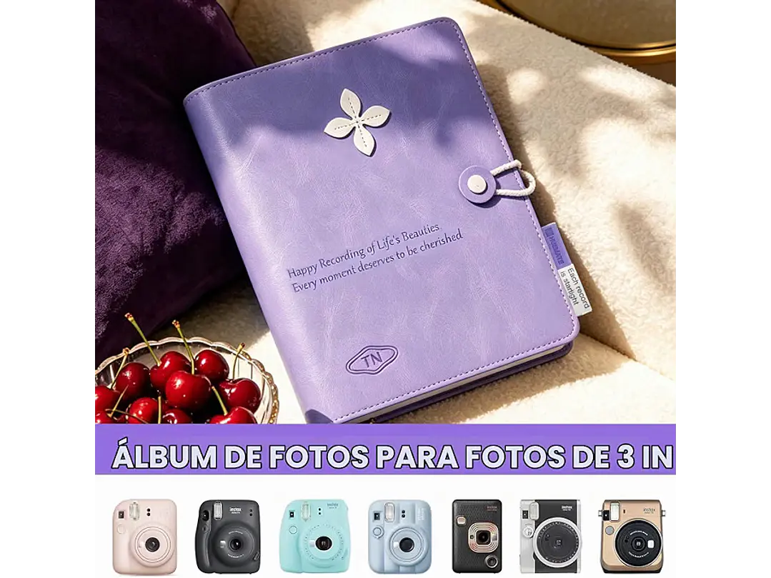 Mini álbum de 108 bolsillos compatible con película Fujifilm Instax Mini, adecuado para Instax Mini 8