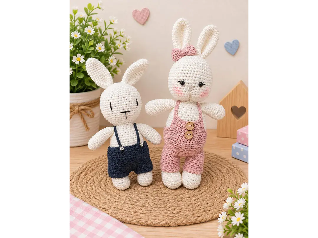 Amigurumi conejo Turquí  1