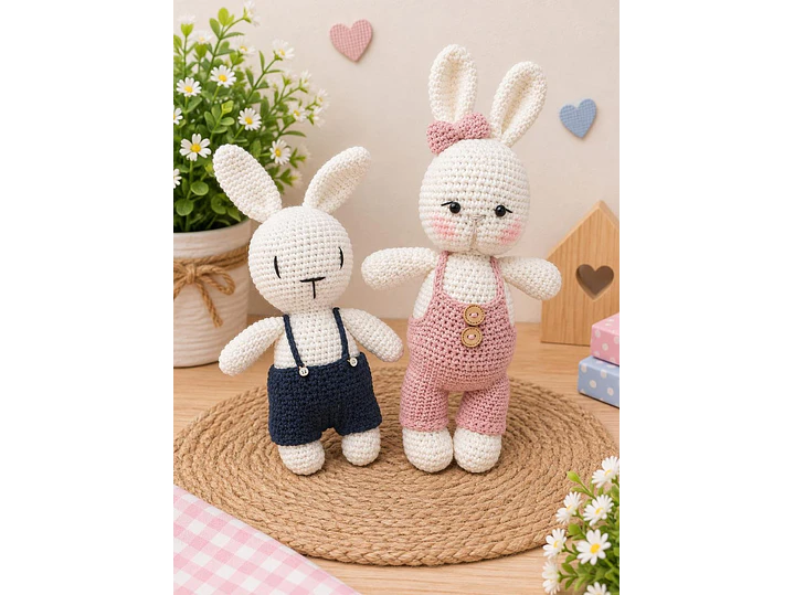 Amigurumi conejo Turquí  1