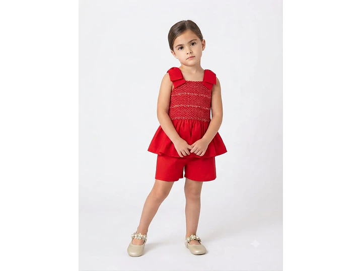 Set Samy Rojo-Beige  1