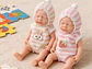 Muñeca Reborn Bebé 15 cm Mini de Silicona con Ropa y Accesorios de Alimentación - Miniatura 5