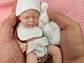 Muñeca de bebé Reborn de silicona de 16.5Cm suave al tacto - Miniatura 2