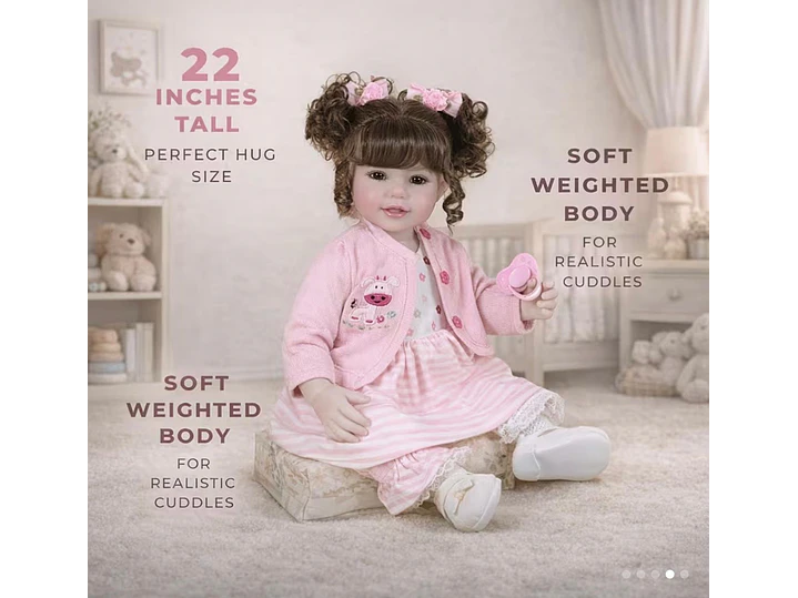 Muñecas de bebé Reborn – Muñeca de bebé 55Cm 5