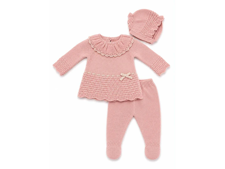 Set Primera Puesta Española 3M Palo-Rosa  2