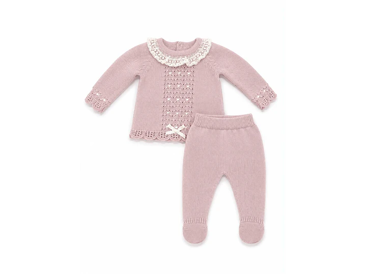 Set Primera Puesta Española 3M Palo-Rosa  2