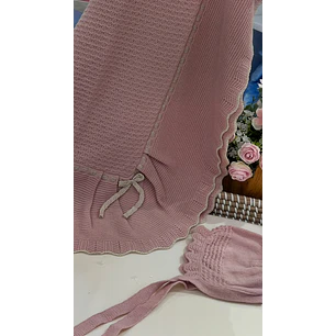 Cobertor Español Palo-Rosa