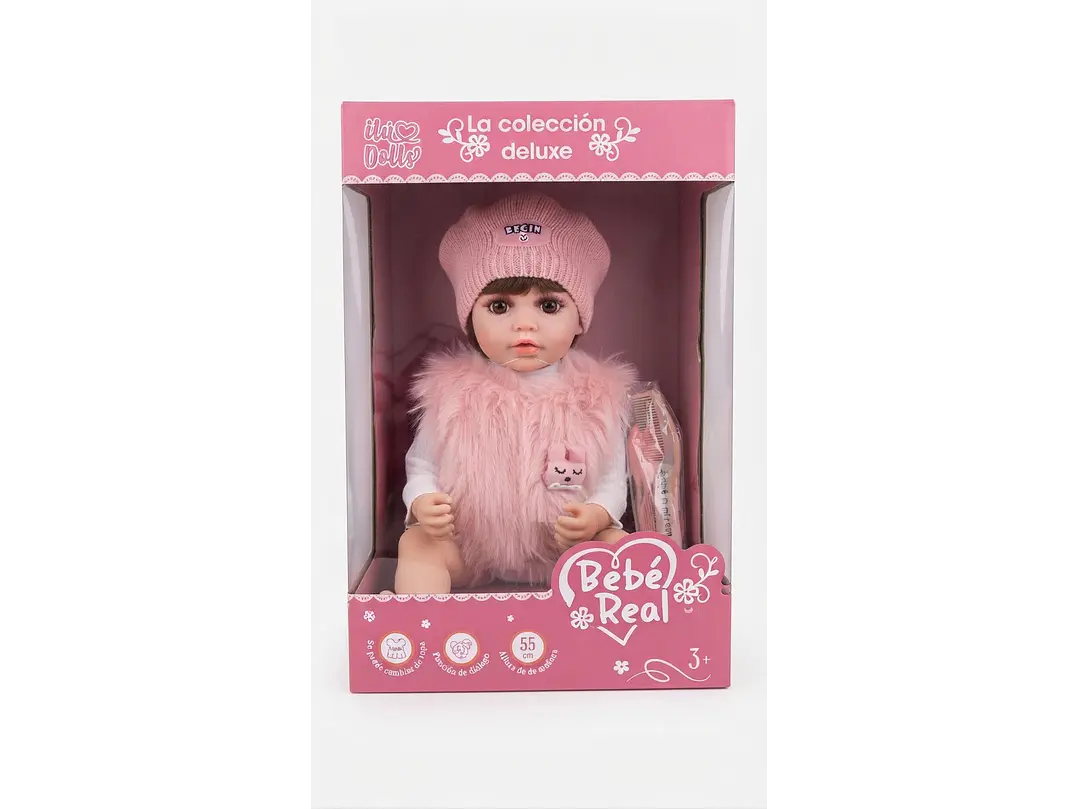 Muñeca Real Interactiva 55 Cm 1