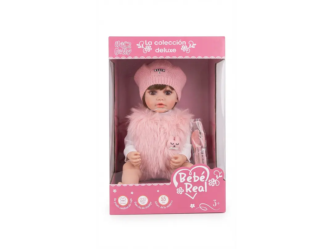 Muñeca Real Interactiva 55 Cm 2