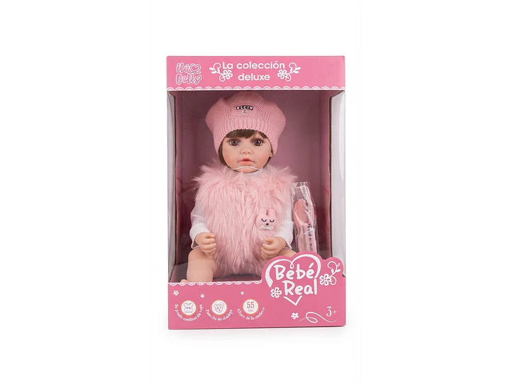Muñeca Real Interactiva 55 Cm 2