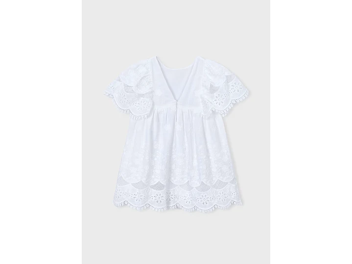Vestido Mayoral Blanco  4