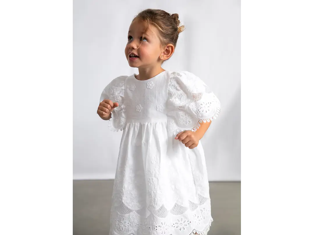 Vestido Mayoral Blanco  2