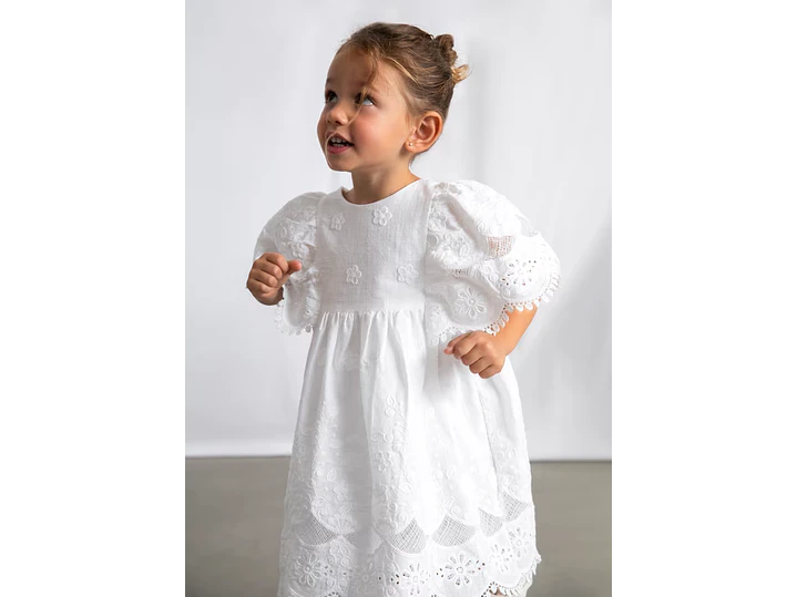 Vestido Mayoral Blanco  2