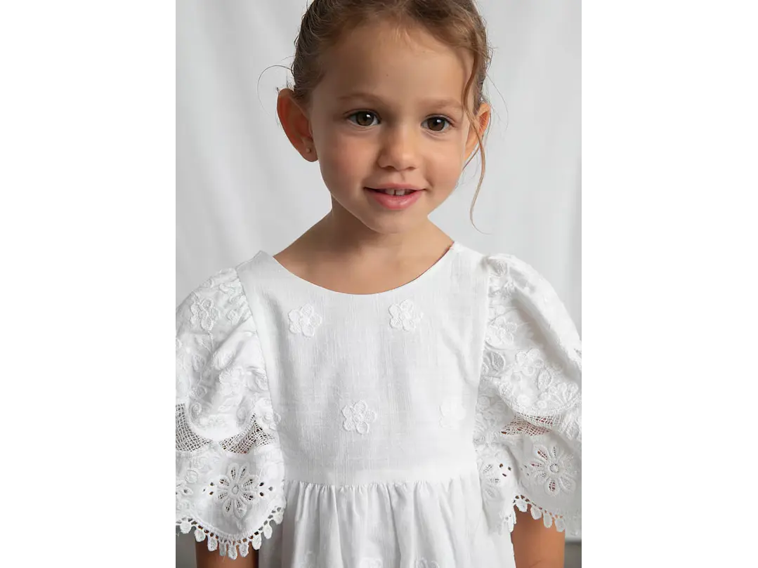 Vestido Mayoral Blanco  3